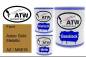 Preview: Ford, Aztec Gold Metallic, AZ / M6819: 1L Lackdose + 1L Klarlack + 500ml Härter - Set, von ATW Autoteile West.
